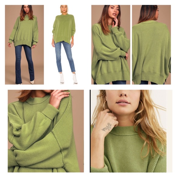 Free People Easy Street Tunic Sweater.  NWT. - Picture 2 of 8